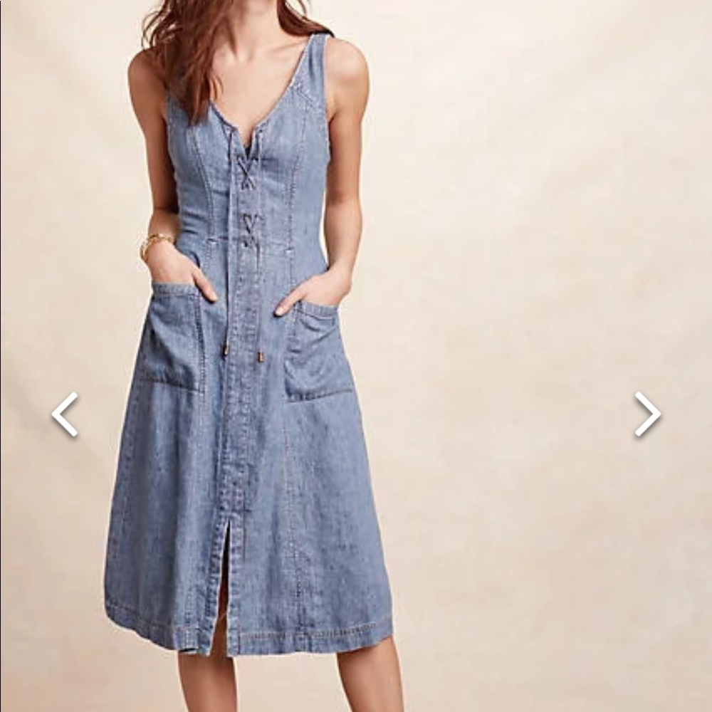 Anthropologie Denim Dress